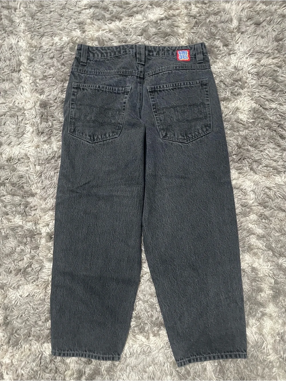 Empyre Black Washed Ultra Loose Fit Denim Jeans Size 30
